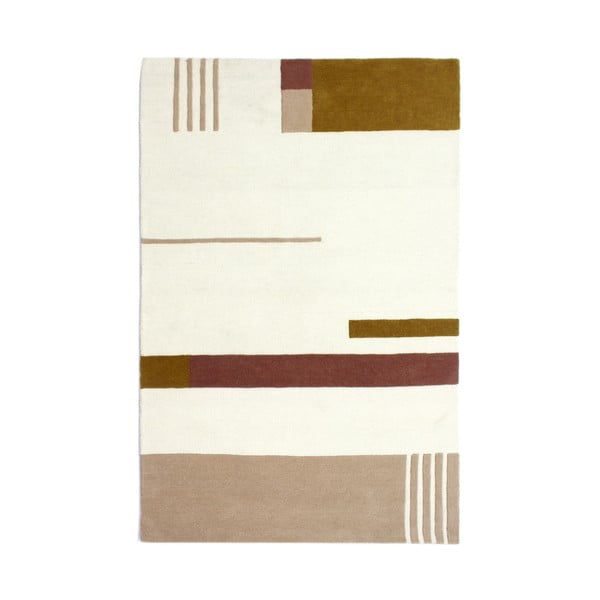 Krémszínű gyapjú szőnyeg 160x230 cm Cambrils – Kave Home