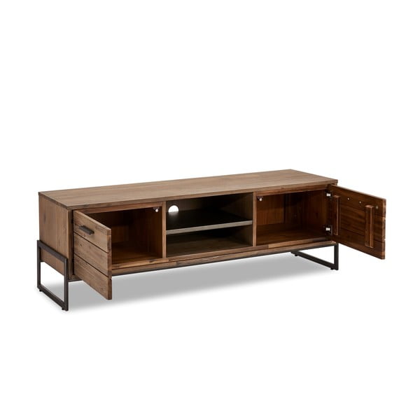 Mallorca barna tömörfa TV-állvány - Furnhouse-image-3