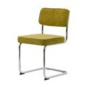 Zöld kordbársony étkezőszék Rupert – Unique Furniture