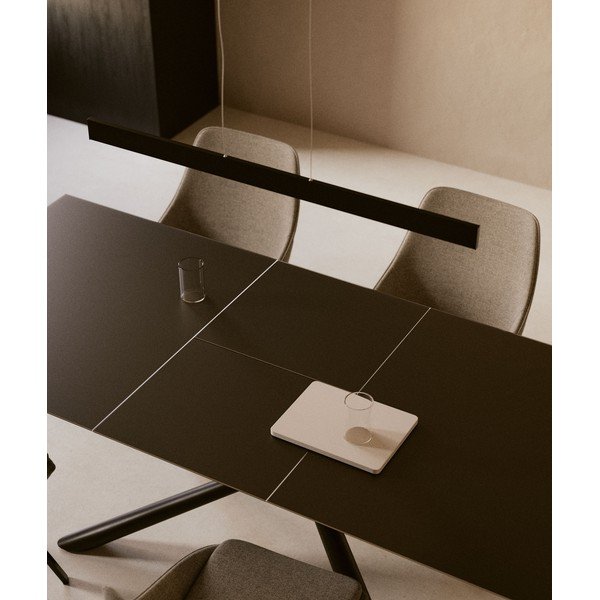 Bővíthető étkezőasztal kerámia asztallappal hosszabbító asztallappal 90x160 cm Theone – Kave Home-image-2