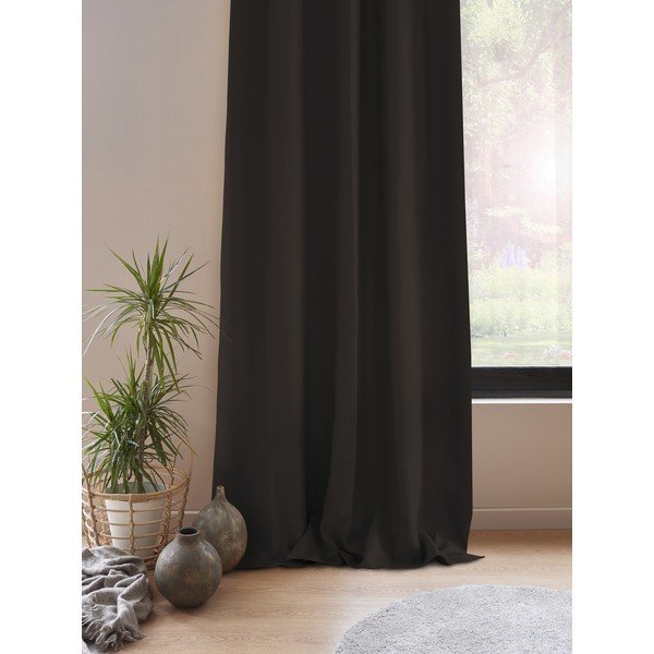 Eyelets Brown barna függöny, 140 x 245 cm - AmeliaHome-image-1