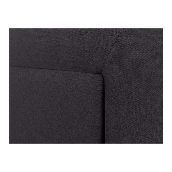 Ancona sötétszürke ágytámla, 200 x 120 cm - Mazzini Sofas-image-2