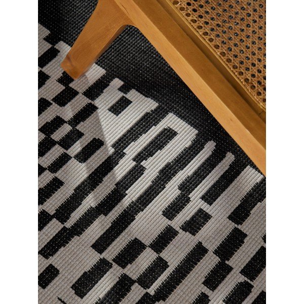 Fekete-krémszínű kültéri-beltéri szőnyeg 120x170 cm Haringey Acacia – Ted Baker-image-2