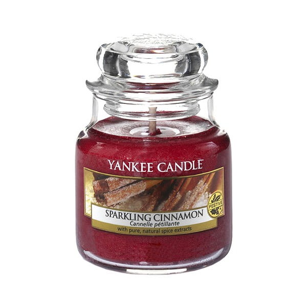 Csillogó fahéj illatgyertya, égési idő 25-40 óra - Yankee Candle