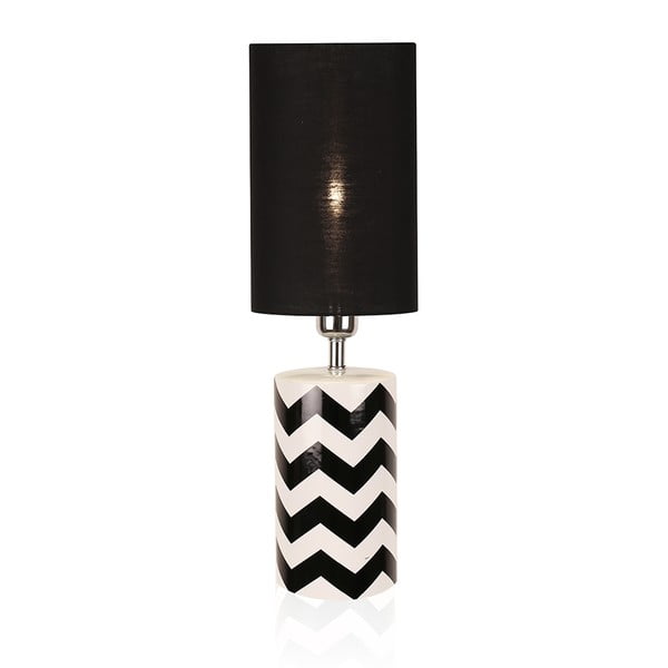 Ramses fekete-fehér asztali lámpa - Globen Lighting