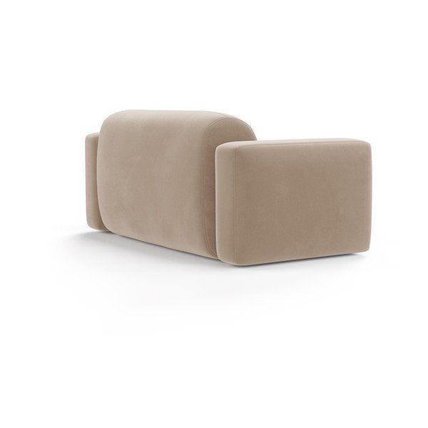 Bézs bársony kanapé 180 cm Strino – Cosmopolitan Design-image-2