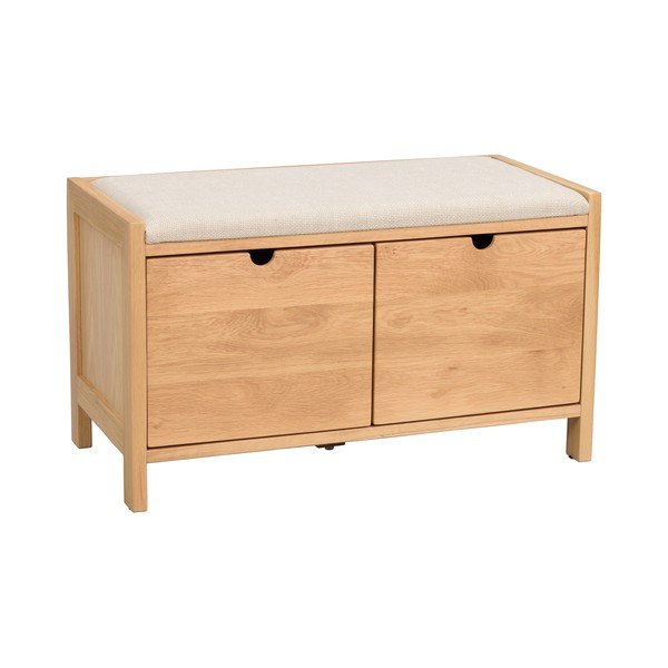 Natúr színű pad Hillmond – Rowico-image-2