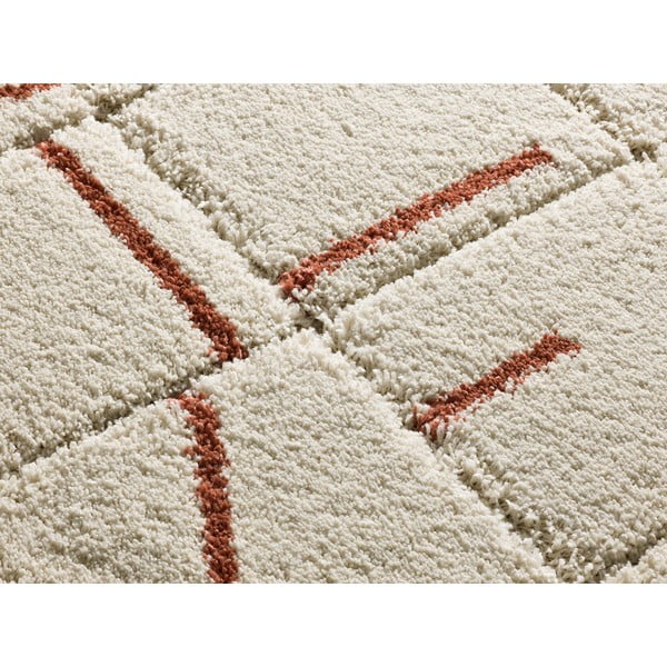 Téglavörös-krémszínű szőnyeg 160x230 cm Brenda – Universal-image-2
