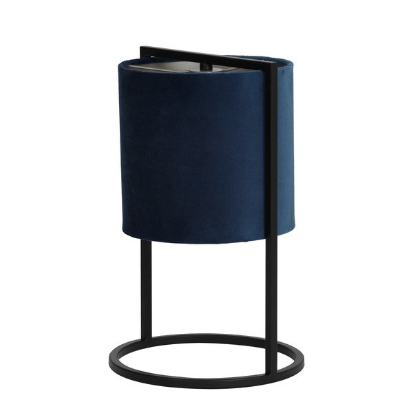 Fekete-sötétkék asztali lámpa (magasság 35 cm) Santos – Light & Living-image-3