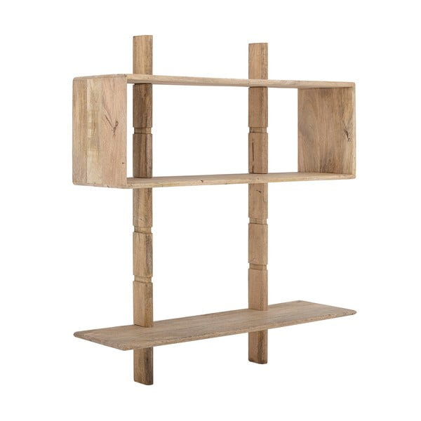 Natúr színű mangófa fali könyvespolc 96,5x110,5 cm Millian – Bloomingville-image-2