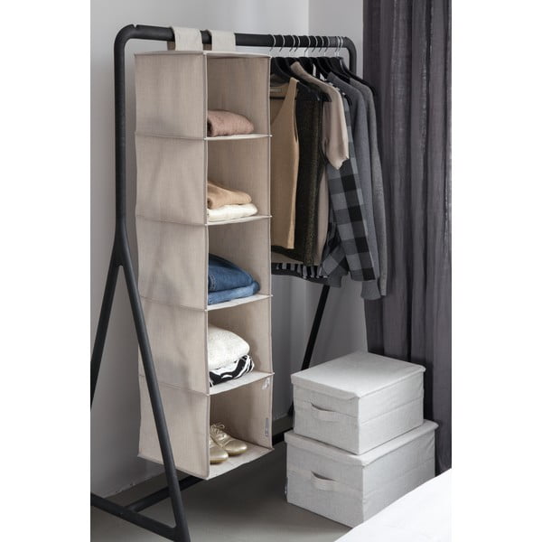Függő textil gardrób rendszerező Soft Storage – Bigso Box of Sweden-image-1