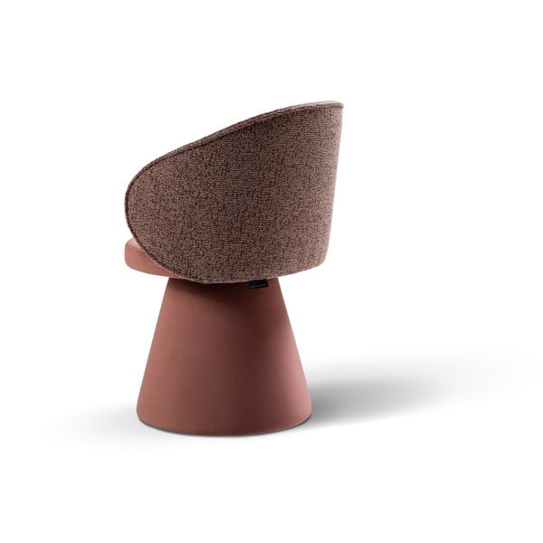 Rózsaszín bársony fotel Inez – Micadoni -image-4