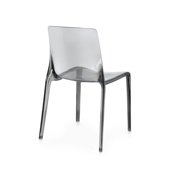 Szürke műanyag kerti szék Adele – Bizzotto-image-3