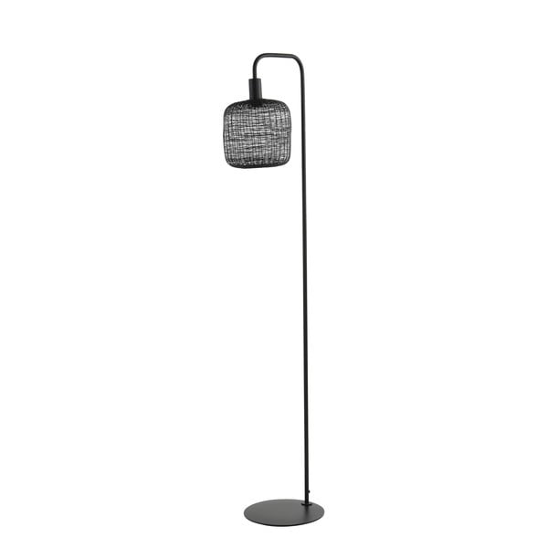 Matt fekete állólámpa (magasság 155 cm) Lekang – Light & Living