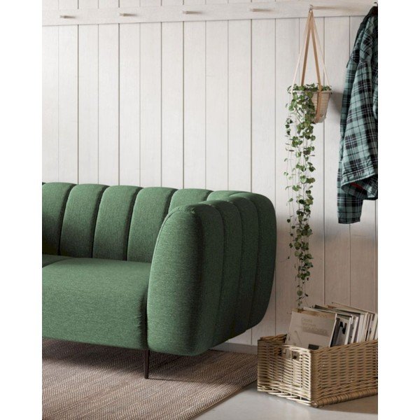 Sötétzöld kanapé 170 cm Shel – Ghado-image-4