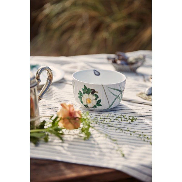 Fehér porcelán leveses tálka 600 ml Hammershøi Summer – Kähler Design-image-2