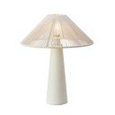 Bézs asztali lámpa textil búrával (magasság 50 cm) Favoro – Markslöjd