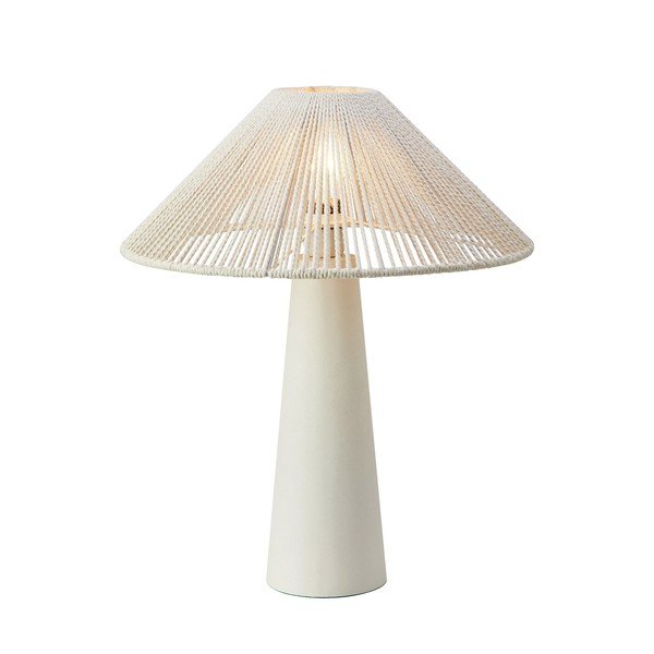 Bézs asztali lámpa textil búrával (magasság 50 cm) Favoro – Markslöjd