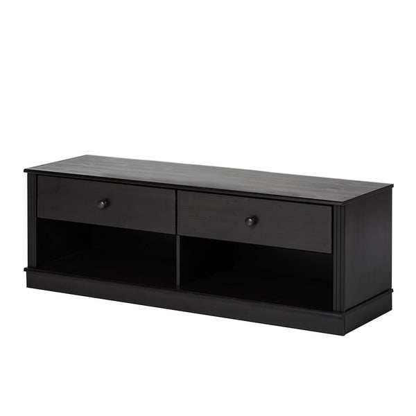 Sötétbarna borovi fenyő TV-állvány 137x47 cm Anita – Støraa-image-2