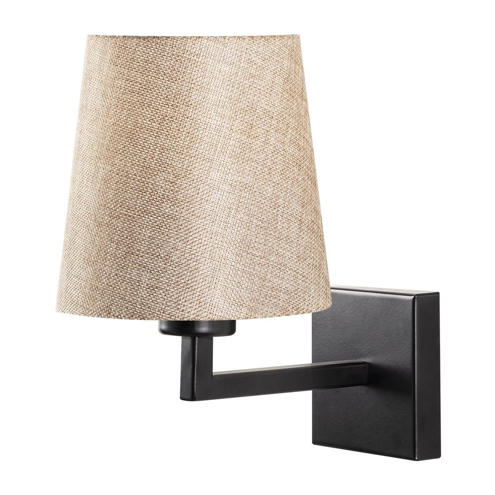 Fekete-krémszínű fali lámpa ø 18 cm Profil  Opviq lights