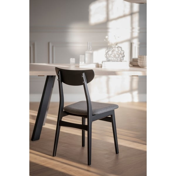 Fekete étkezőszék szett 2 db-os Rodham - Rowico-image-1