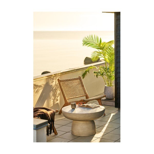 Kerámia kerek kerti dohányzóasztal ø 60 cm Bonnet – House Nordic-image-3