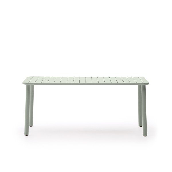 Acél kerti étkezőasztal 90x180 cm Brai – Kave Home-image-2