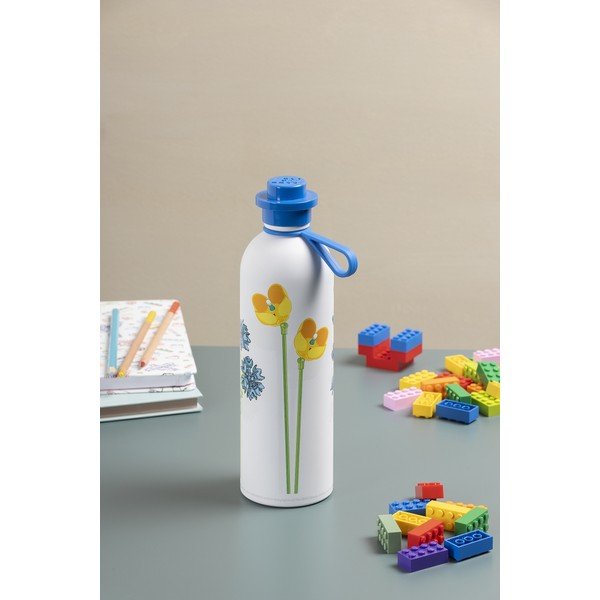 Fehér-kék gyerek termosz 560 ml Meadow Flowers – LEGO®-image-3