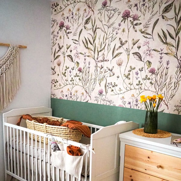 Vintage Botanic gyerek tapéta - Dekornik-image-1