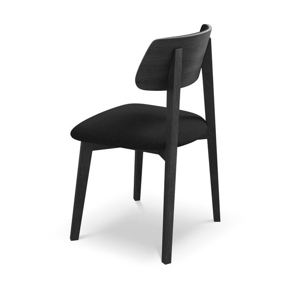 Fekete tömörfa étkezőszék Niu – Makamii-image-3