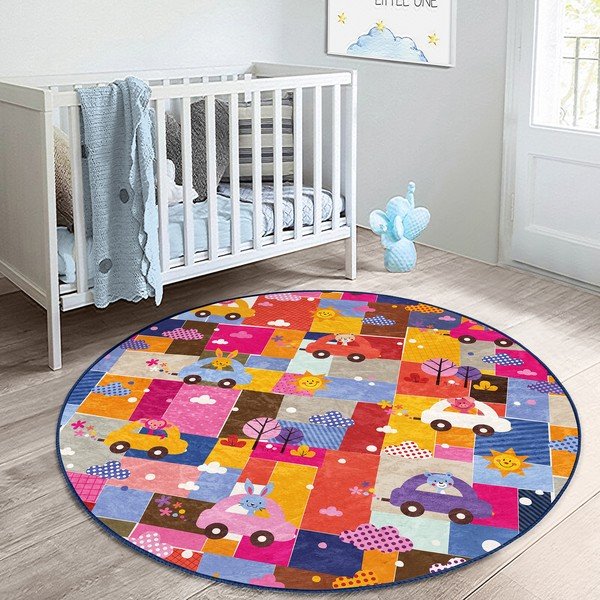 Gyerek szőnyeg ø 120 cm Comfort – Mila Home-image-2