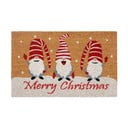 Kókuszrost lábtörlő karácsonyi mintával 40x70 cm Christmas Gnomes – Hanse Home