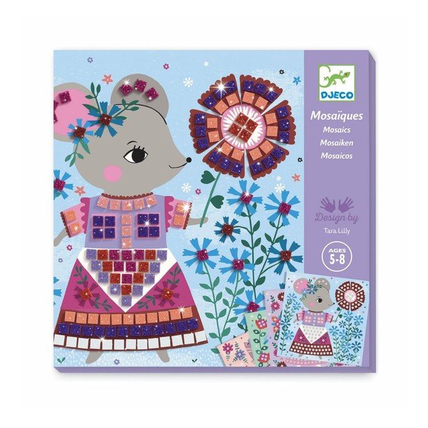 Háziállatos csillogó mozaik - Djeco-image-3