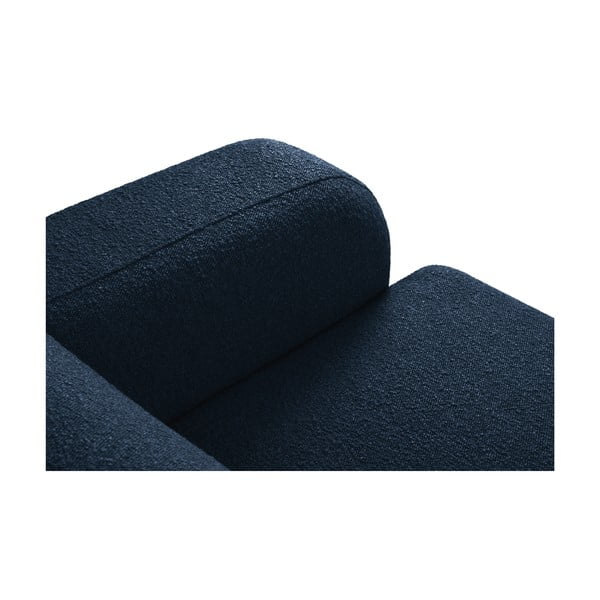 Sötétkék buklé fotel Molino – Micadoni Home-image-4