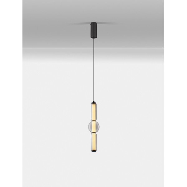 Szürke üveg LED dimmelhető függőlámpa ø 12 cm Ulon – Nova Luce-image-4