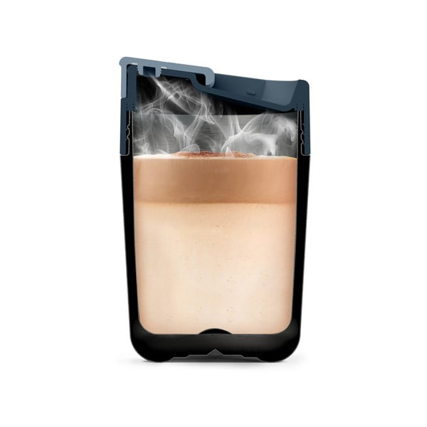 Sötétkék-fényes ezüstszínű utazóbögre 340 ml Sipp – Joseph Joseph-image-2