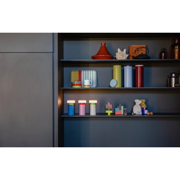 Kék LED dimmelhető asztali lámpa (magasság 17,5 cm) Victoria – Remember-image-1