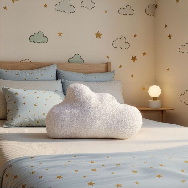Gyerek párna 27x47 cm Cloud – Mioli Decor-image-1