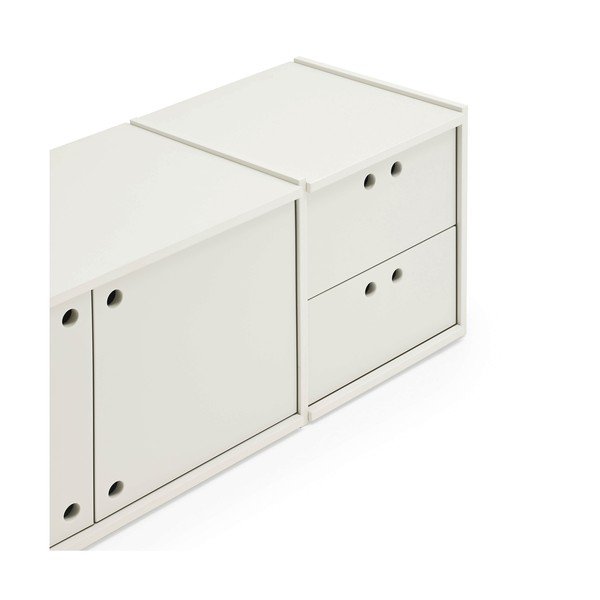 Krémszínű TV-állvány 157x42x40 cm Wally – Teulat-image-3