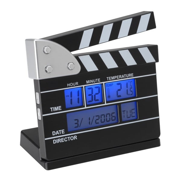 Clapper Mini Alarm Clock csapó alakú ébresztőóra - Le Studio