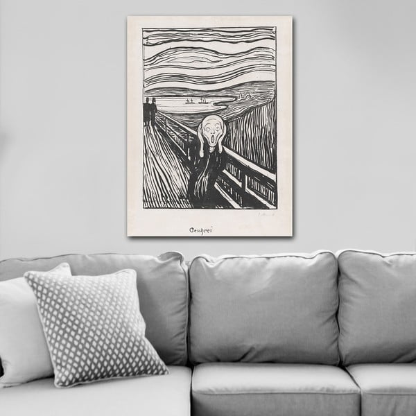 Kép 70x100 cm Edvard Munch Sketch – Wallity-image-1
