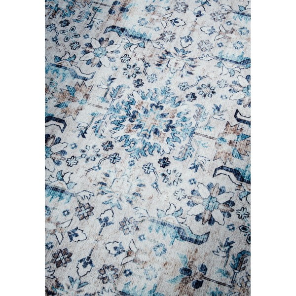 Világoskék szőnyeg 160x230 cm Saveh Cream Blue – Elle Decoration-image-4