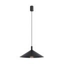 Fekete acél függőlámpa ø 40 cm Zylo – Sollux