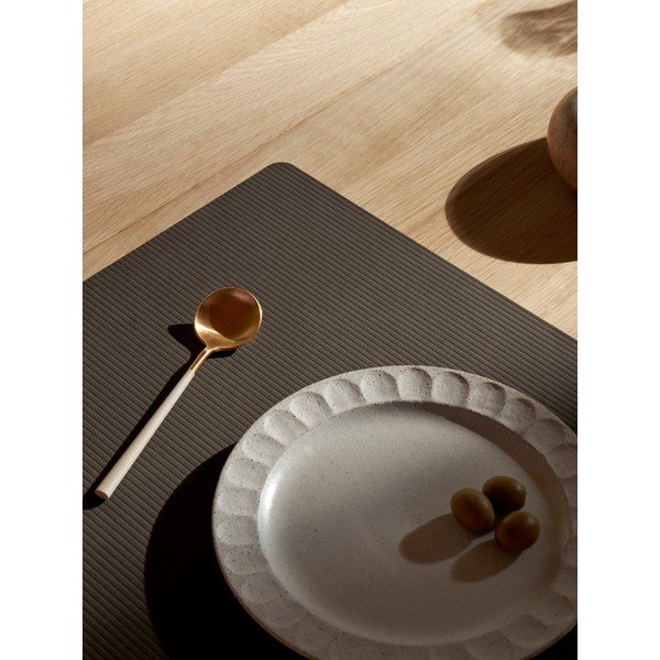 Öko bőr tányéralátét 35x45 cm Square L Corduroy – LIND DNA-image-1