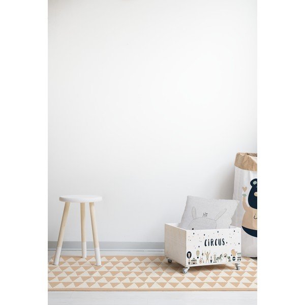 Circus Crew fenyő gyerek tárolódoboz kerekekkel - Folkifreckles-image-1