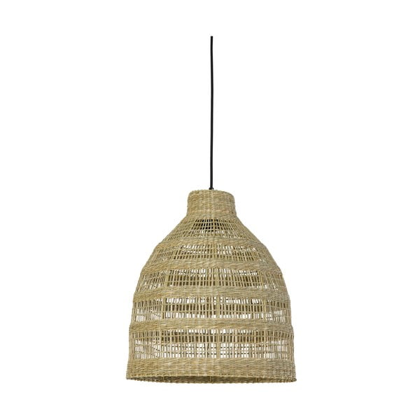 Natúr színű függőlámpa tengerifű búrával ø 38 cm Sagar – Light & Living