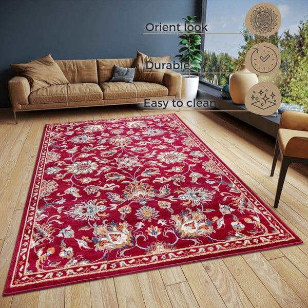 Piros szőnyeg 57x90 cm Orient Caracci – Hanse Home-image-4