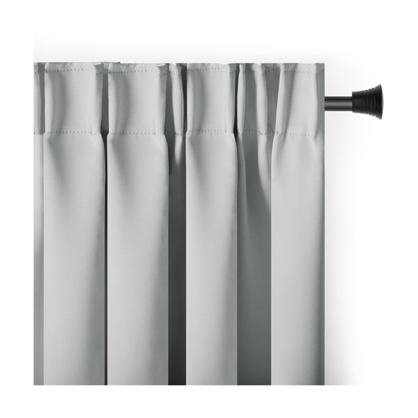 Világosszürke sötétítő termo függöny 140x270 cm Pleat – Restilo
