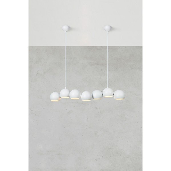 Fehér függőlámpa fém búrával Cupolo – Markslöjd-image-4