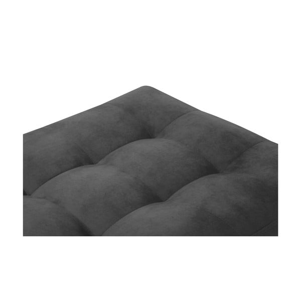 Santo sötétszürke bársony lábtartó - Milo Casa-image-4